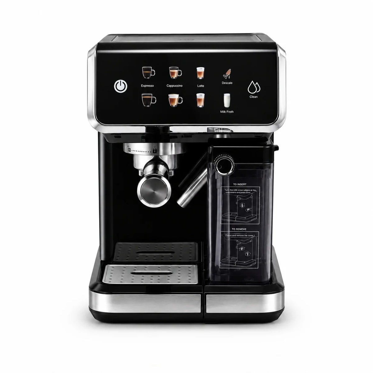 20 Bar Espresso Coffee Machine With Milk Frother