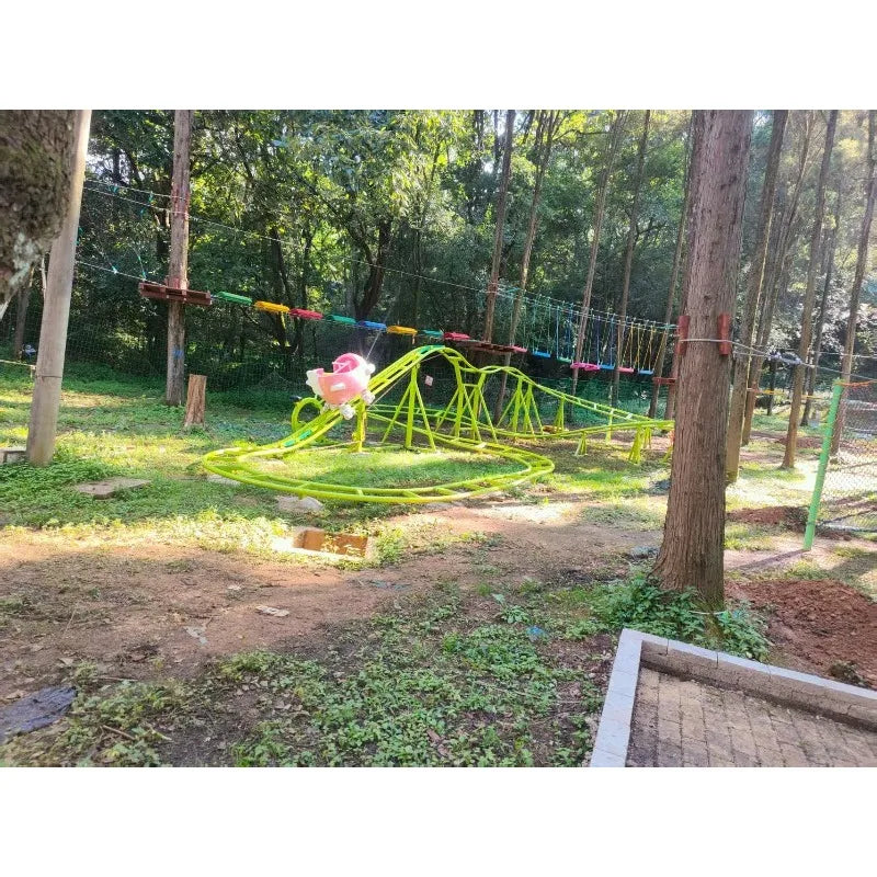 Kids Pedal Roller Coaster Ride – Outdoor Non-Electric Track