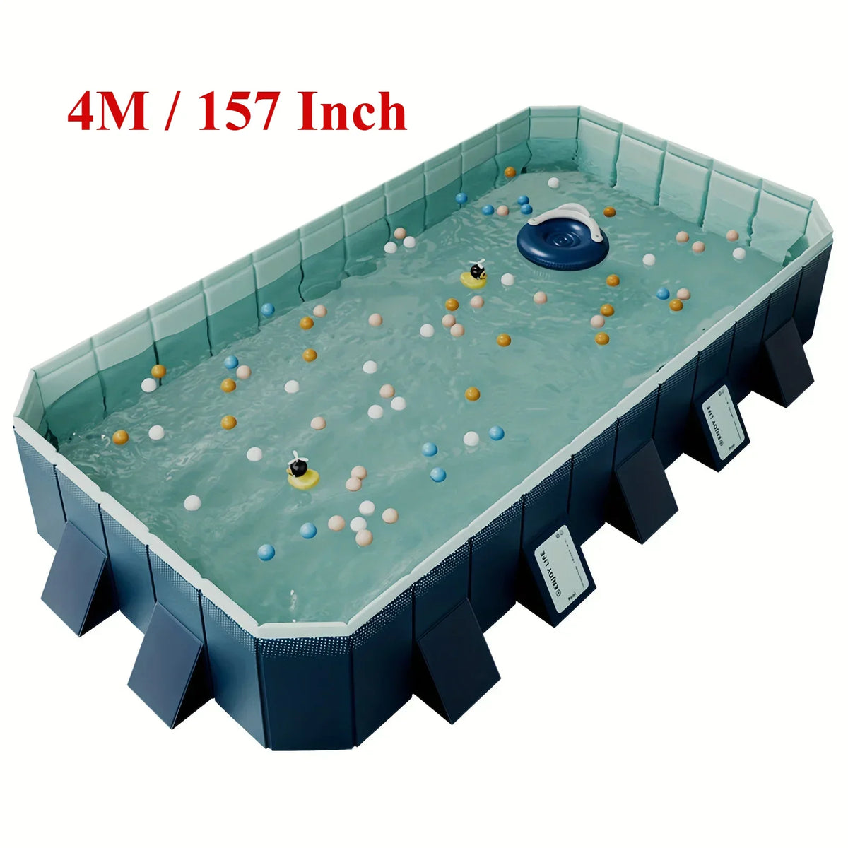 Large Outdoor Family Swimming Pool – Foldable Garden Pool