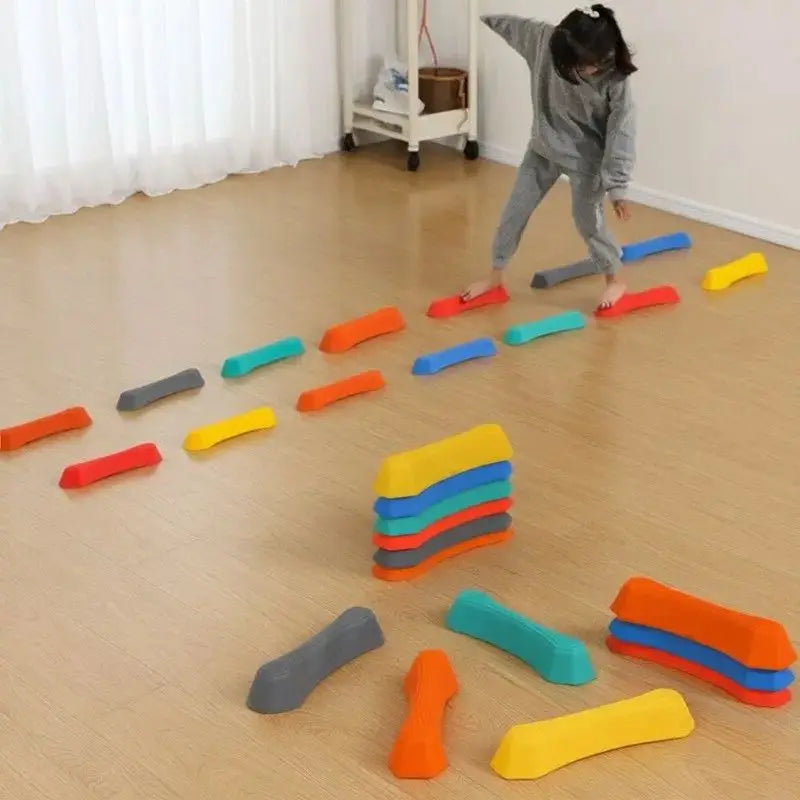 Kids Sensory Balance Stepping Stones Bridge Toy