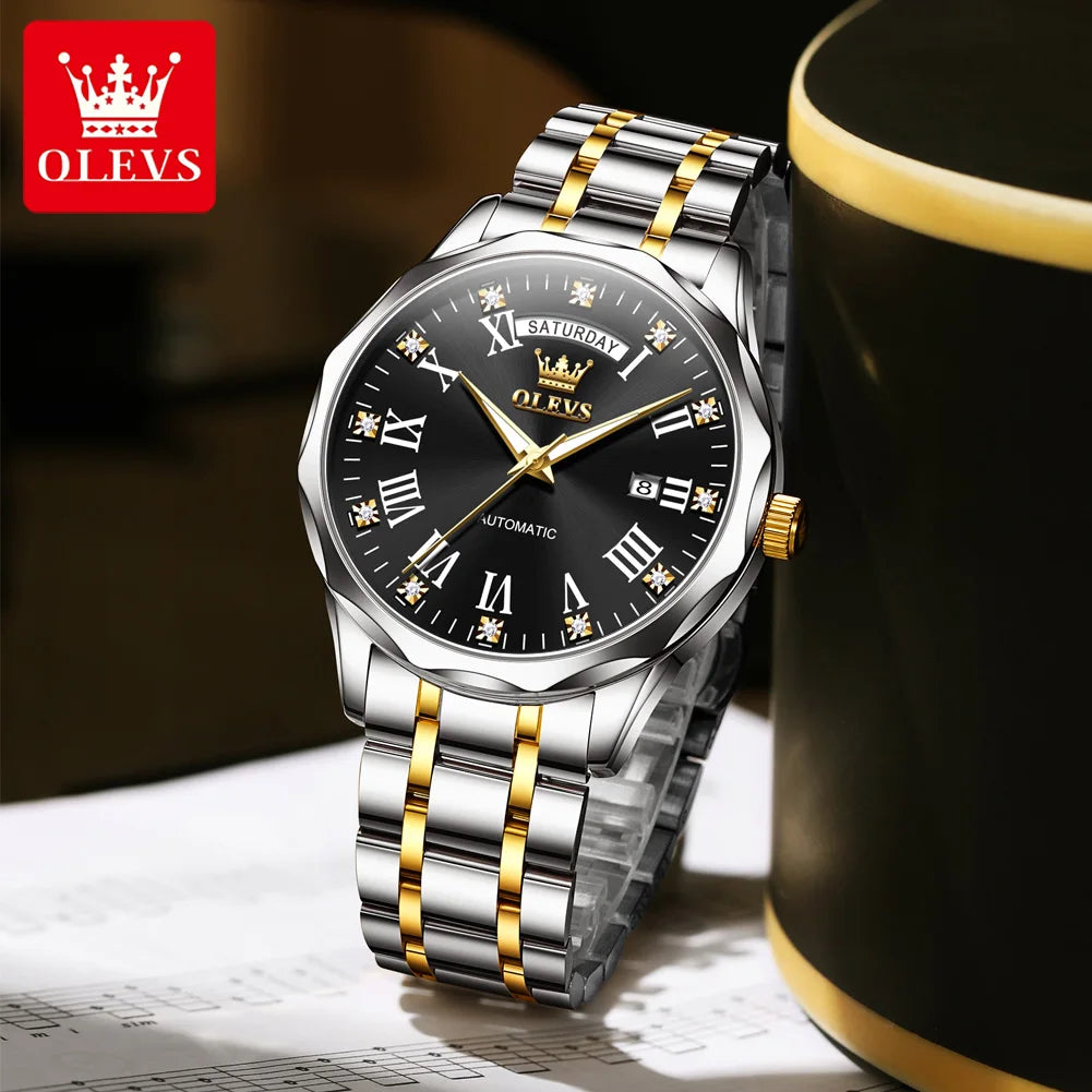 Automatic Mechanical Business Watch With Roman Dial