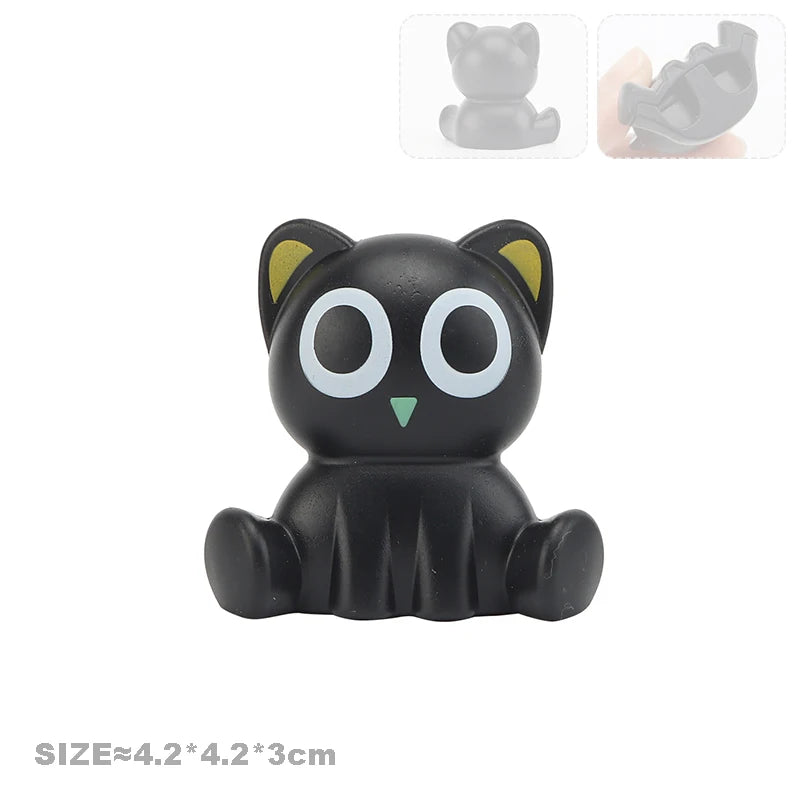Cute cat Color Animal Building Block Accessories Set for Kids Play