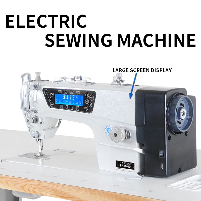 High-Speed Industrial Lockstitch Sewing Machine 550W