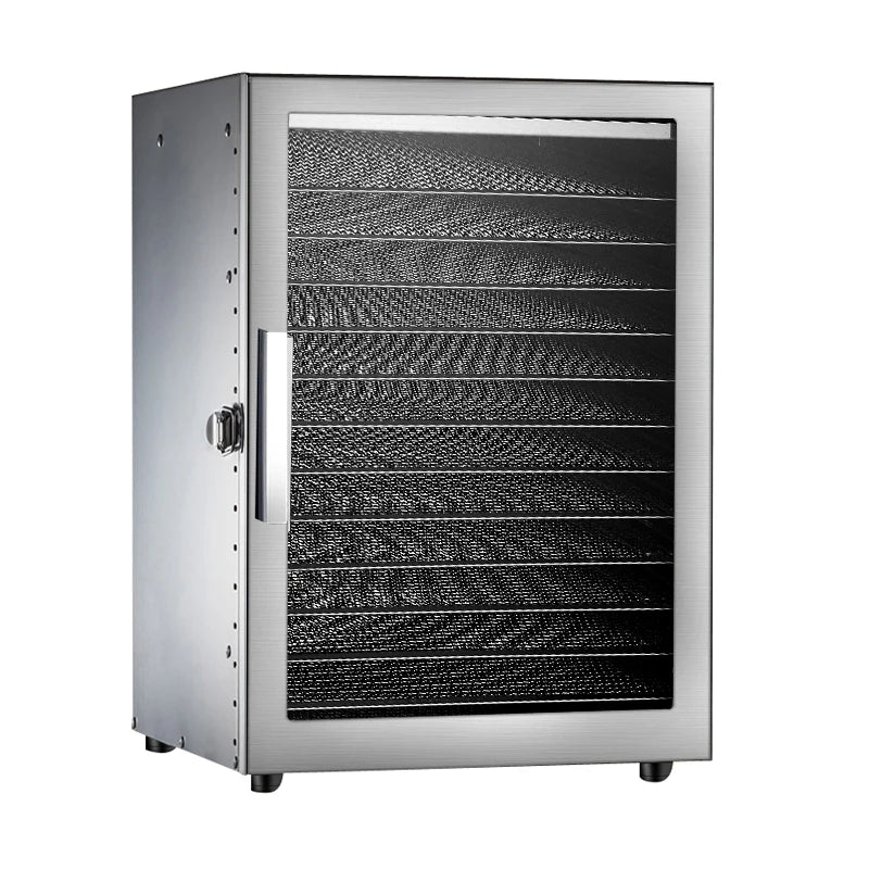 12-Layer Stainless Steel Food Dehydrator With Timer