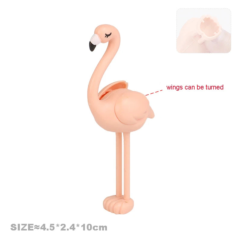 Flamingo Color Animal Building Block Accessories Set for Kids Play