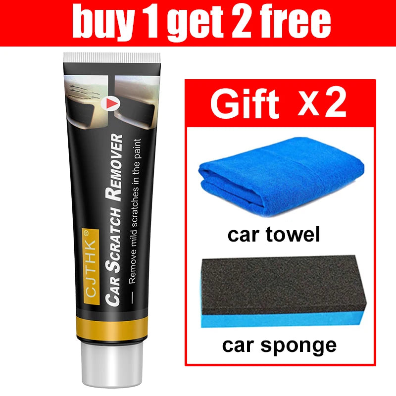 1pc set(gift x2) Color Car Scratch Remover Wax Compound For Paint Care