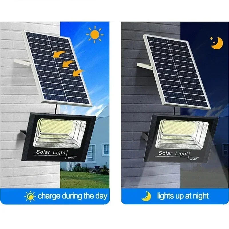Solar LED Flood Light With Remote Control IP67 Outdoor