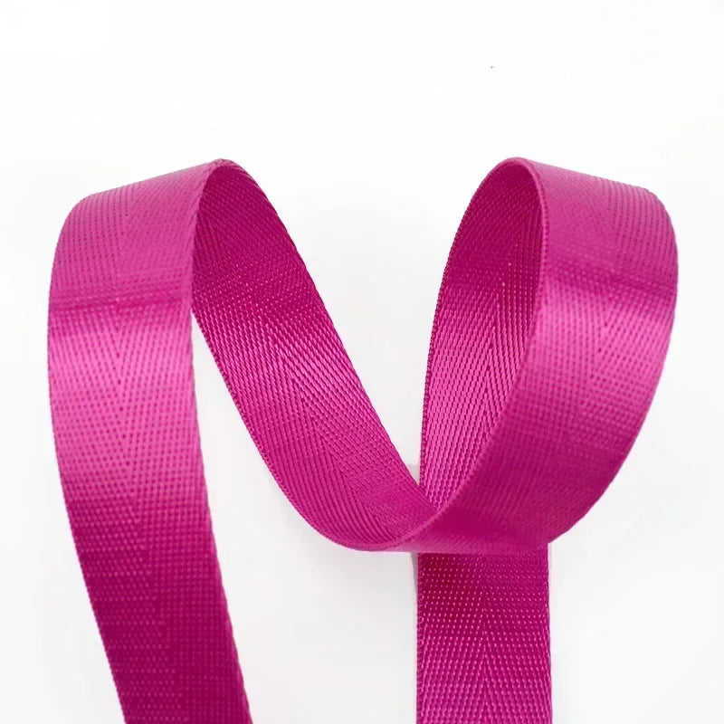 RoseRed Color Nylon Webbing Strap Tape for Bags and Backpacks
