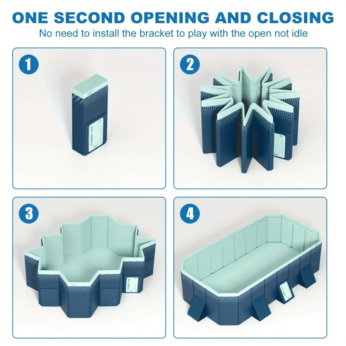Large Outdoor Family Swimming Pool – Foldable Garden Pool