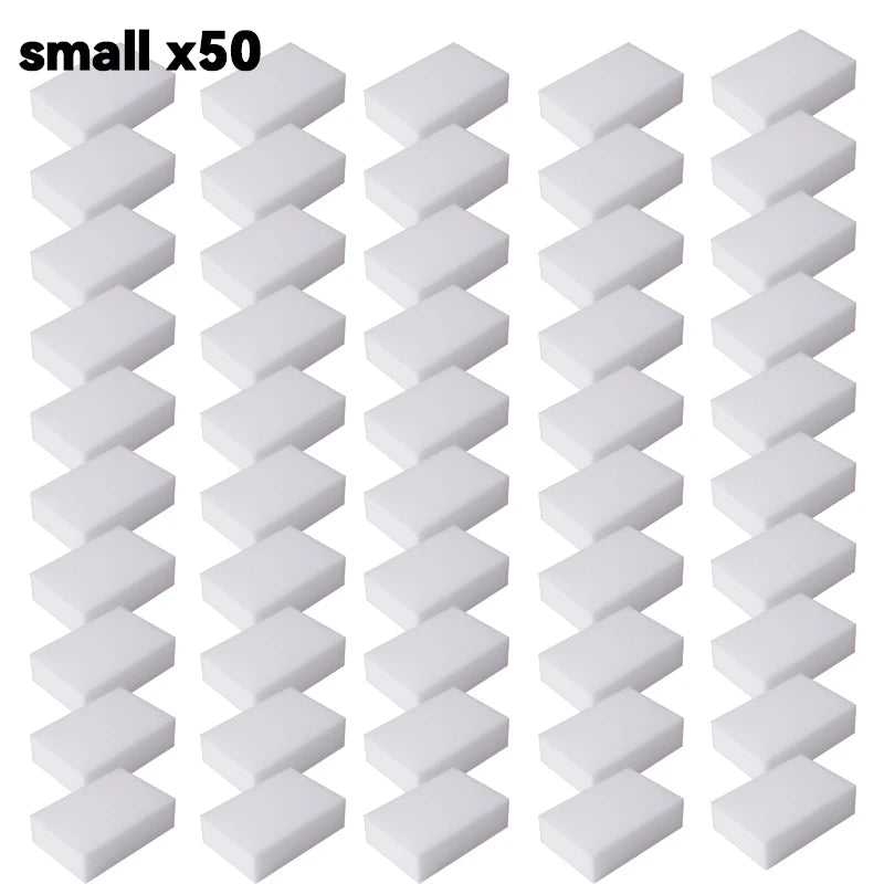 small x50 Color Melamine Magic Eraser Sponges For Home Cleaning