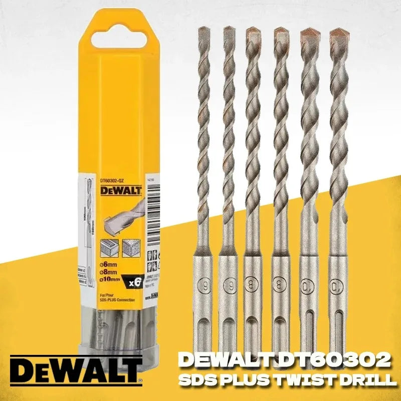 SDS Plus 6-Piece Masonry Drill Bit Set – Fast Dust Removal