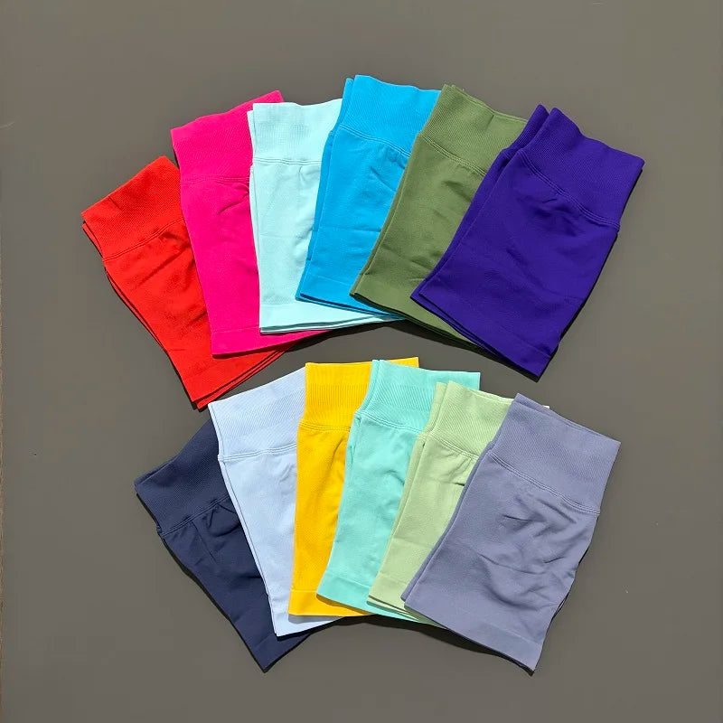 Women’s Seamless Scrunch Butt Yoga Gym Shorts