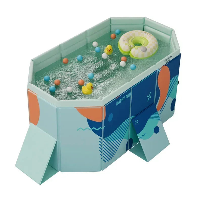 165cm-C Color Large Outdoor Family Swimming Pool – Foldable Garden Pool