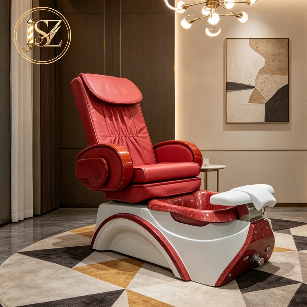 Commercial Pedicure Spa Chair With Massage Basin