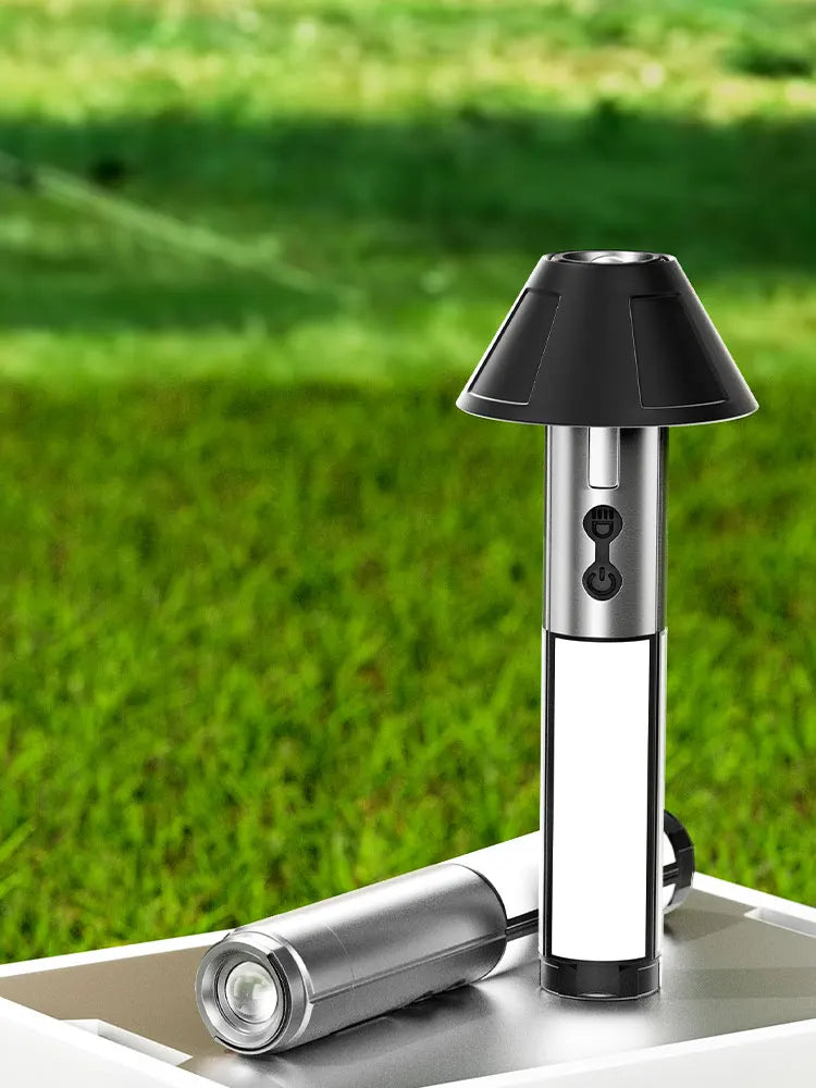 Rechargeable Telescopic LED Camping Light – Folding Spotlight