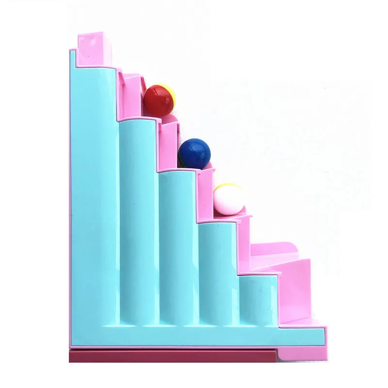 electric ladder Color Marble Run Building Blocks Set With Spiral Tracks