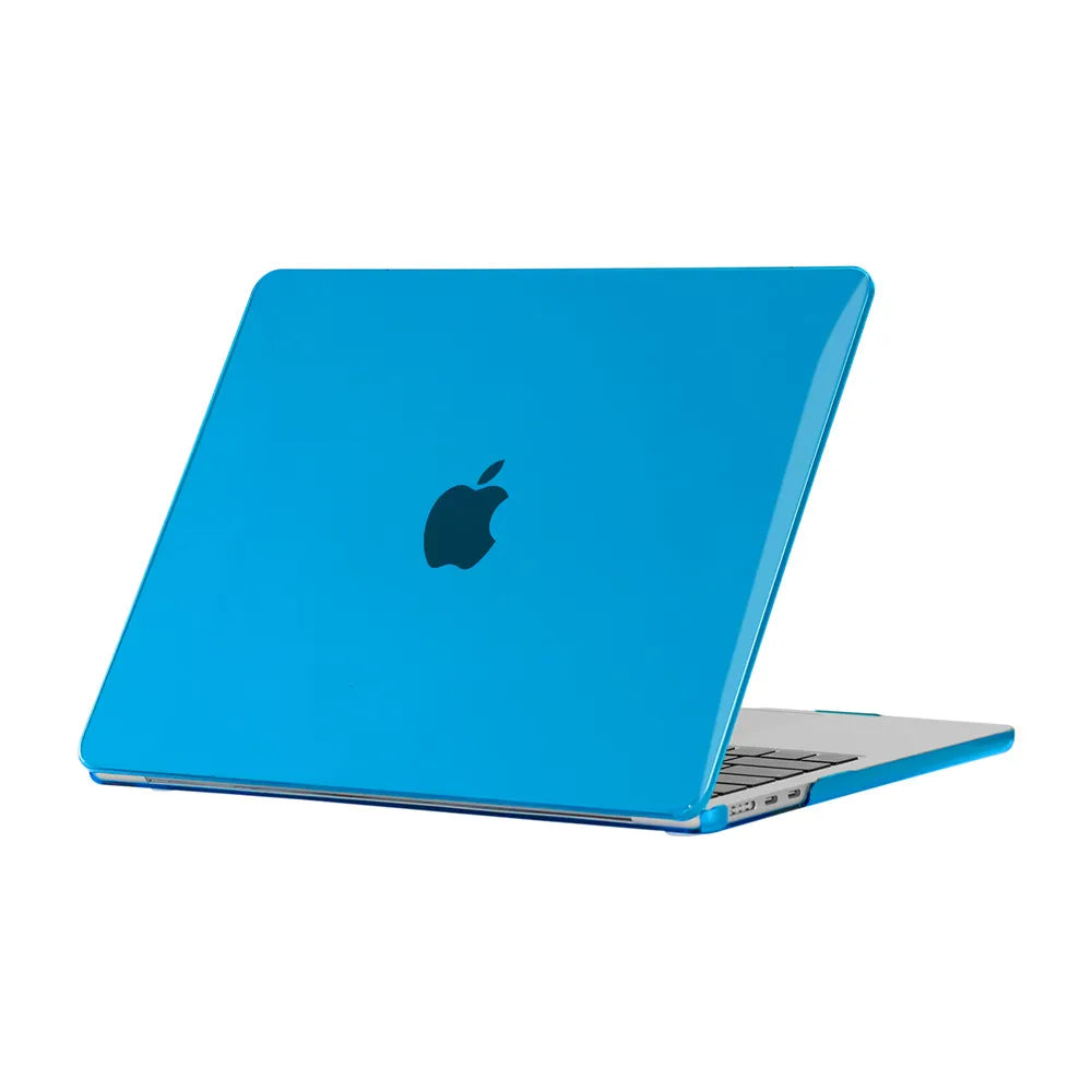 Crystal Sky Blue Color Protective Case For MacBook Air 13.6" / 15" – Hard Shell