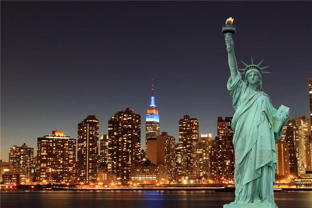 Statue of Liberty Color 500-Piece Landscape Jigsaw Puzzle Paper Art 46 x 28 cm