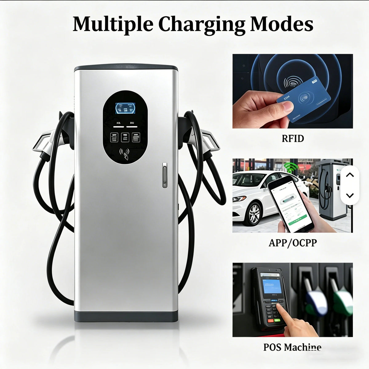 DC Fast EV Charging Station CCS1 CCS2 NACS 240kW