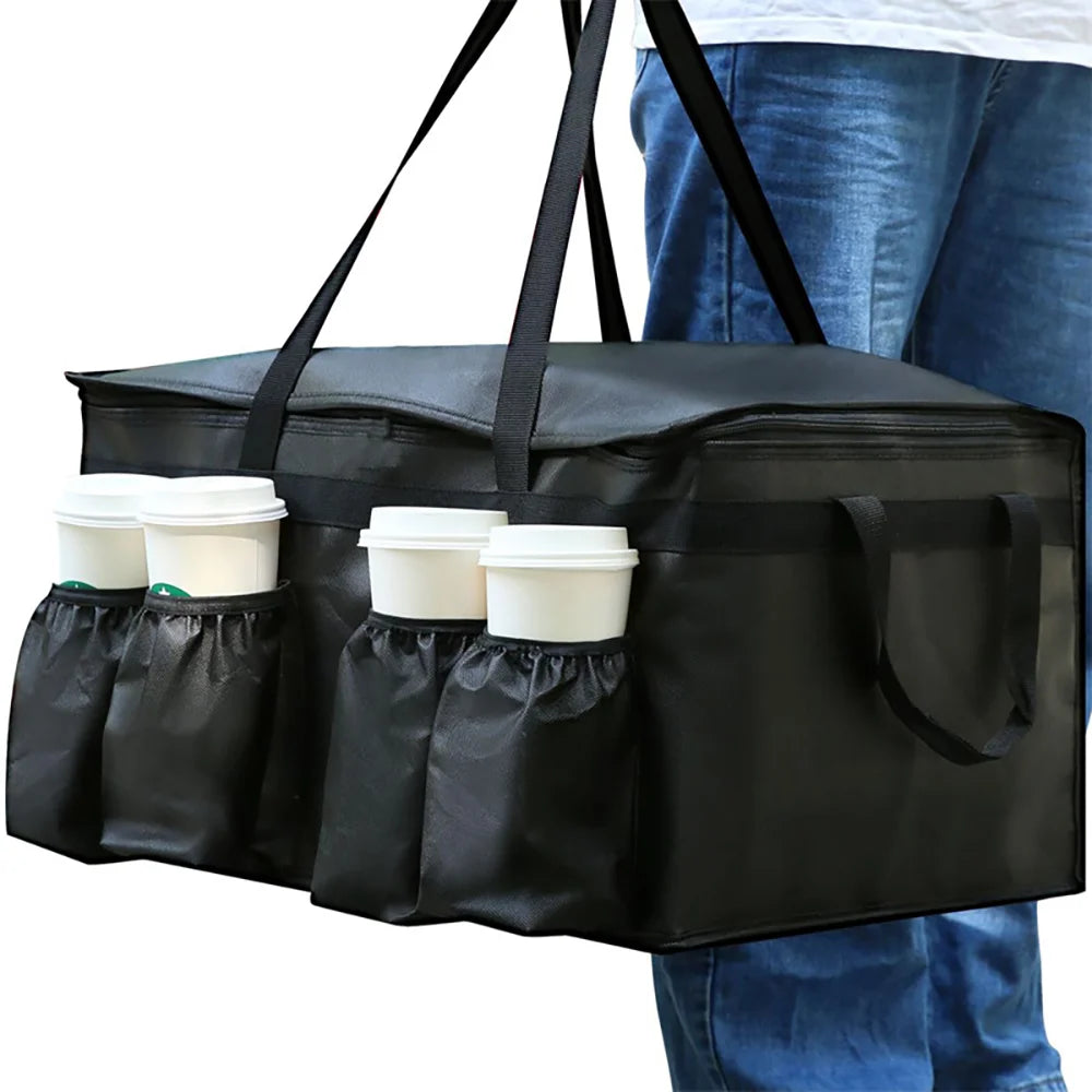 Insulated Cooler Picnic Bag With Cup Holders