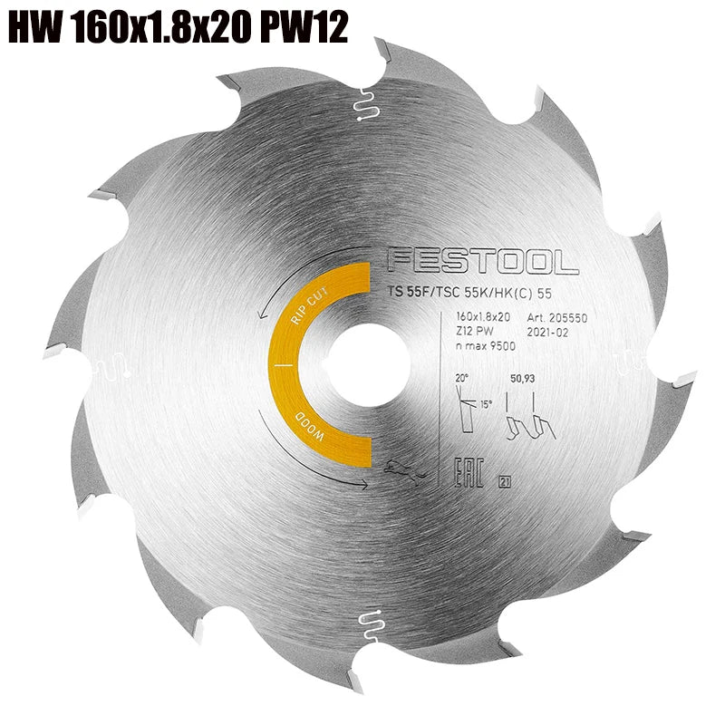 205550 Color 160 mm Circular Saw Blades For Plunge And Handheld Saws