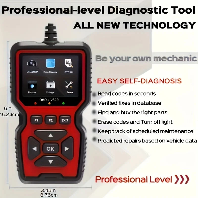 USB OBD2 Car Diagnostic Scanner – Real-Time Data Reader