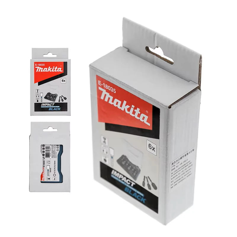 Magnetic Impact Nut Driver Bit Set With Case, 6-Piece