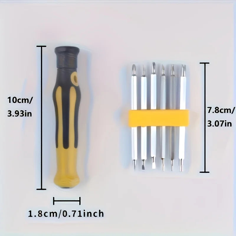 7-in-1 Precision Metal Screwdriver Set for Repairs