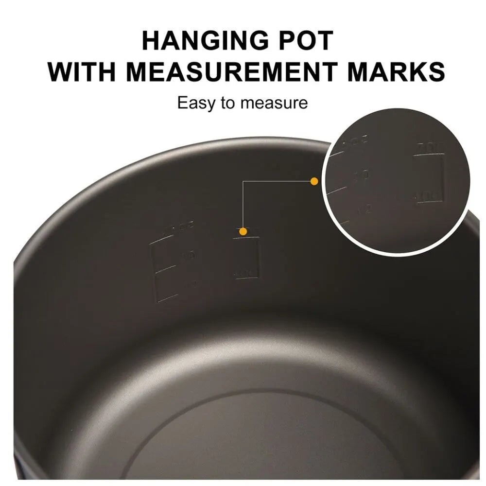 Titanium Camping Cookware Set – Ultralight Outdoor Pot