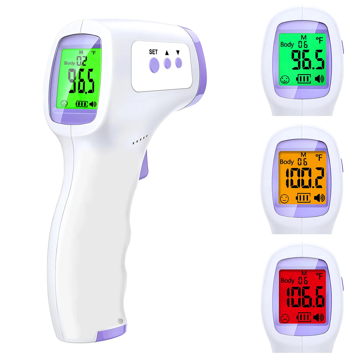 Digital Infrared Thermometer & Portable Finger Oximeter