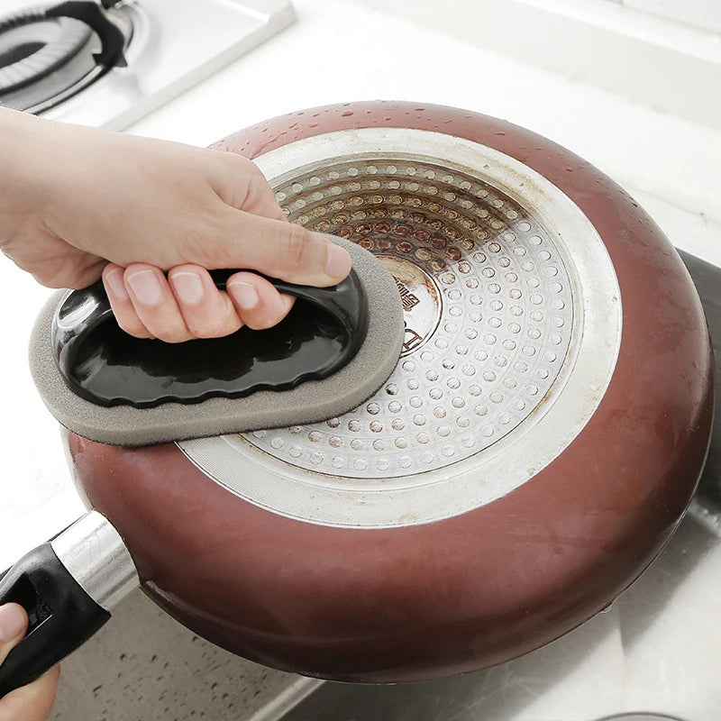 Nano Emery Cleaning Brush With Handle For Tough Stains