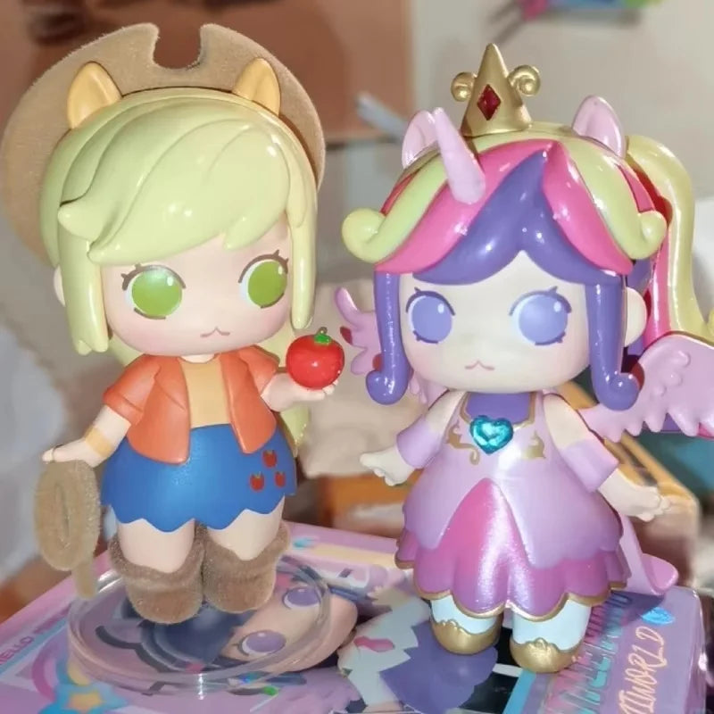 Miniworld Blind Box Girl Figure – Cute PVC Room Decor