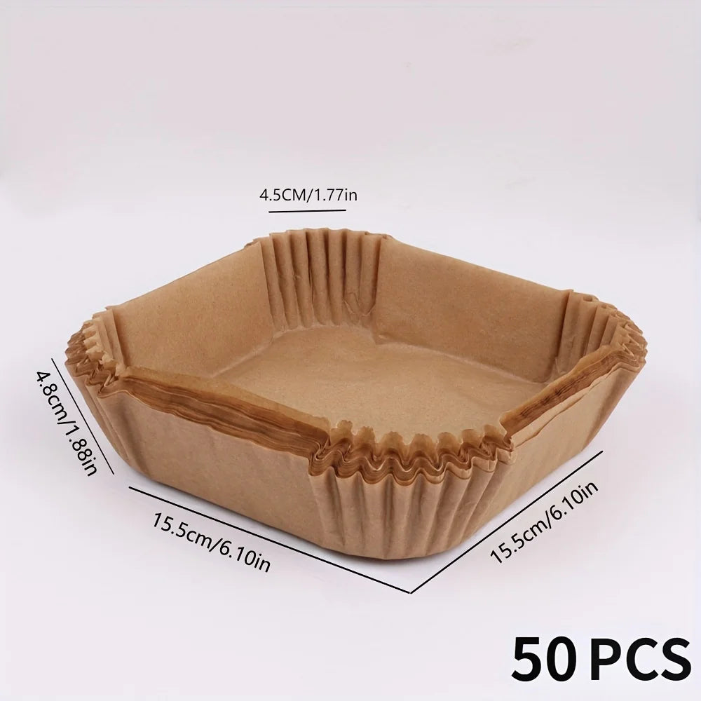 Disposable Air Fryer Parchment Liners For Easy Cleanup