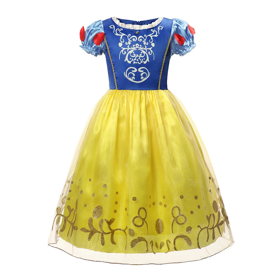 H Color Girls Princess Costume Dress – Long Sleeve Party Outfit