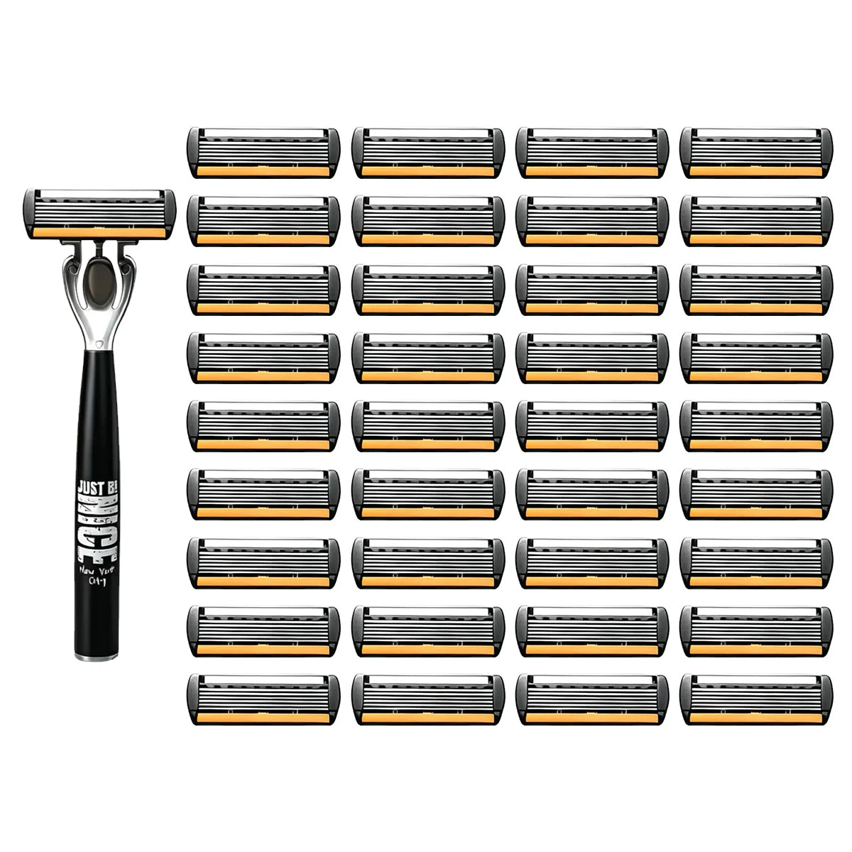 1NICE 36Cheng Color Men’s Manual Safety Razor Set With 6-Layer Blades