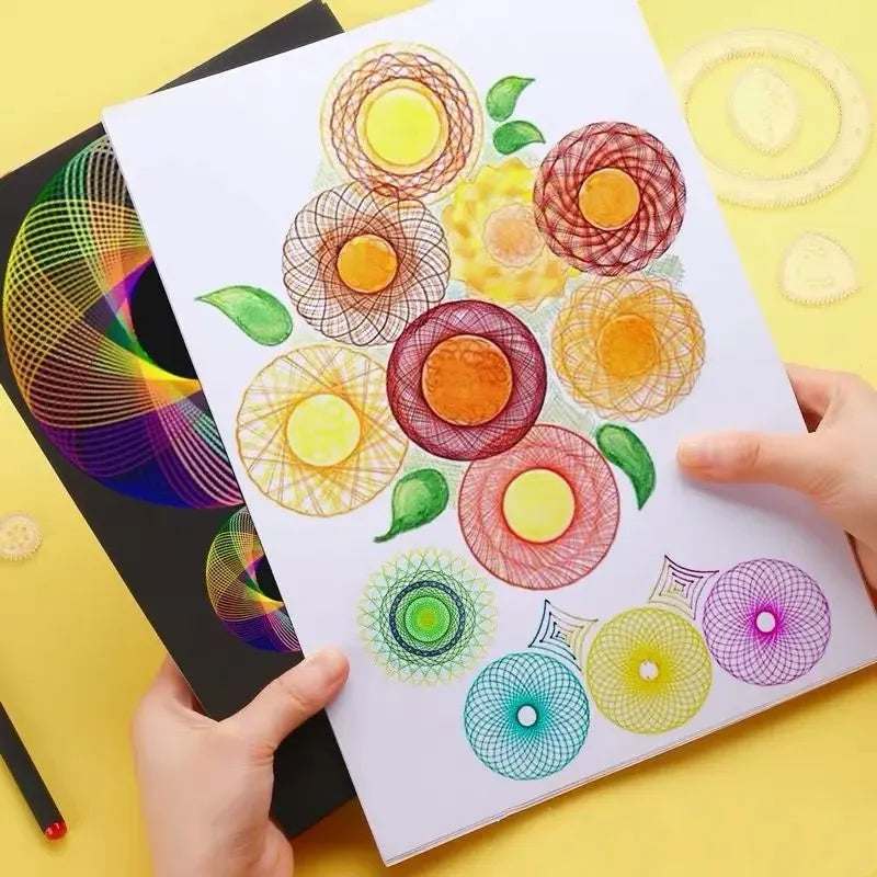 Spirograph Geometry Drawing Set For Kids And Students