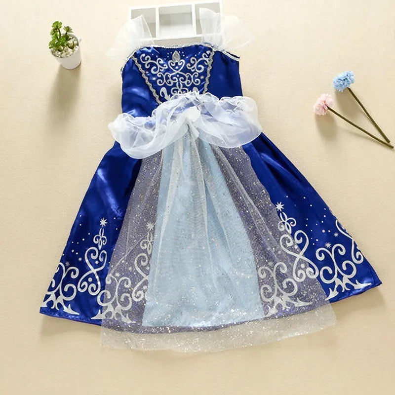 Girls Princess Party Dress Costume – Ankle-Length