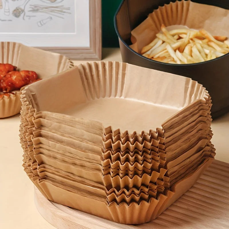 Disposable Air Fryer Parchment Liners For Easy Cleanup