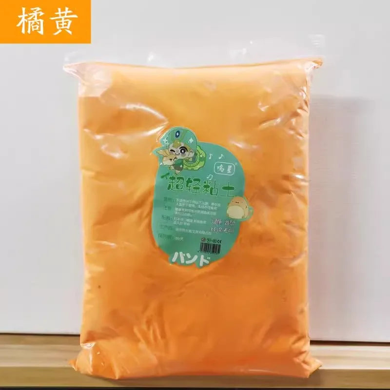 Orange 500g Color Super Light Modeling Clay Set for Kids DIY Crafts