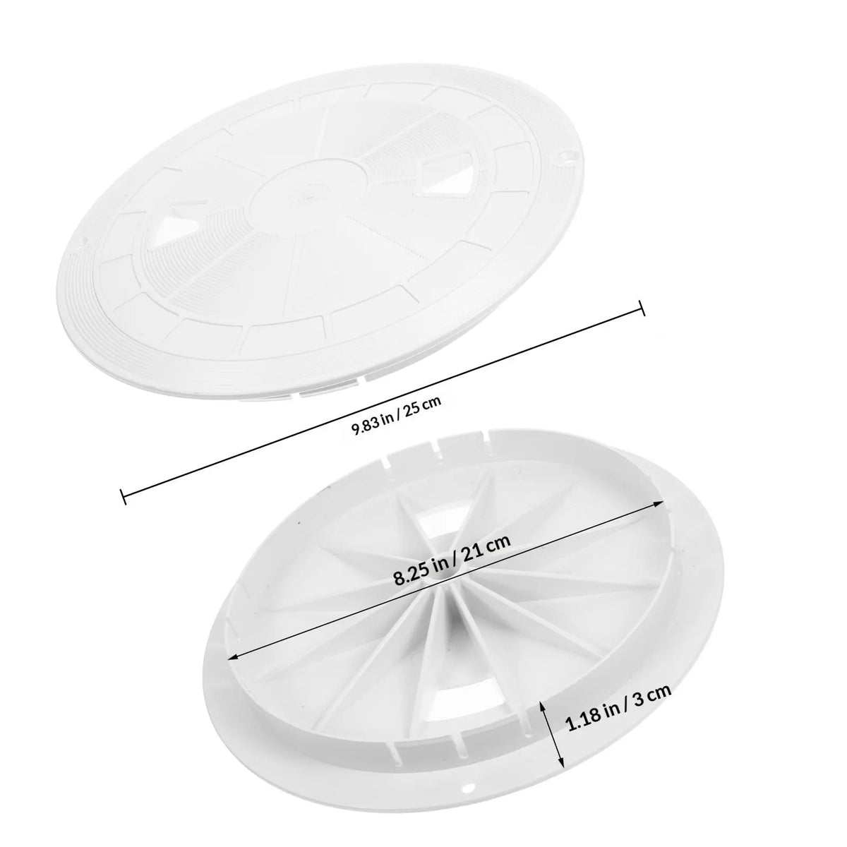Round Pool Skimmer Lid Cover – ABS Debris Guard Replacement