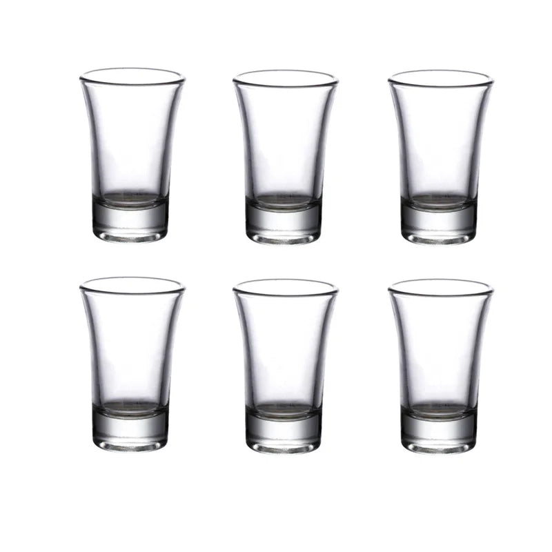 20 ml Clear Glass Shot Cup – Thick Base Party Goblet