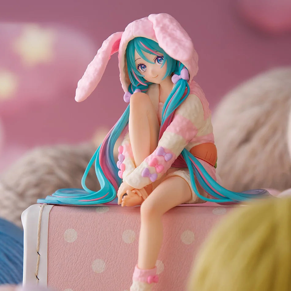 Anime Bunny Pajama Figure – 14 cm PVC Noodle Stopper