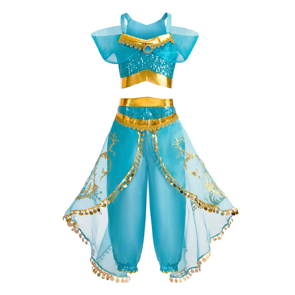 DQ02 Color Girls Princess Party Dress Costume – Ankle-Length