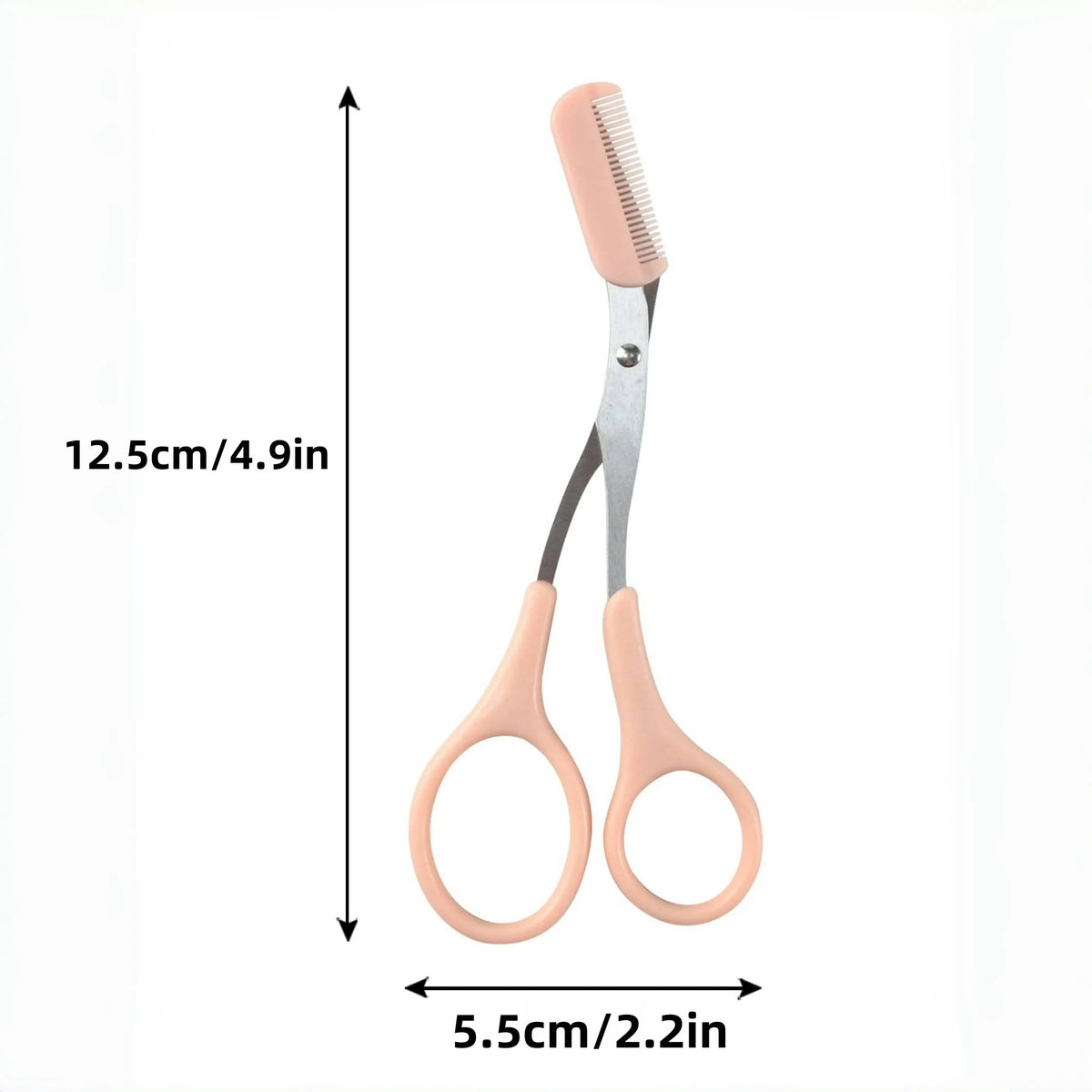 Eyebrow Trimming Scissors With Comb – Precise Shaping Tool