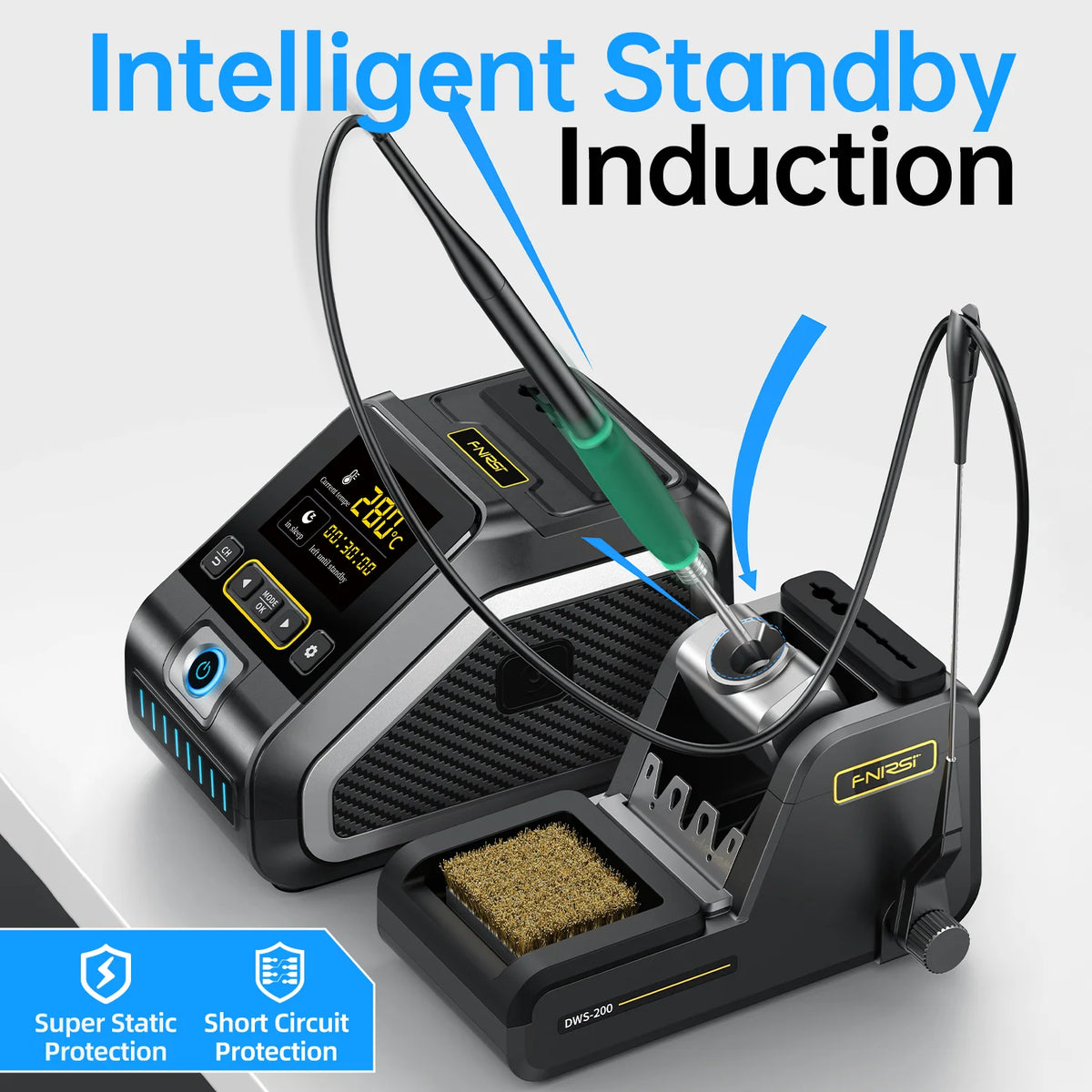 200W Digital Soldering Station – Wide Range & Fast Heat