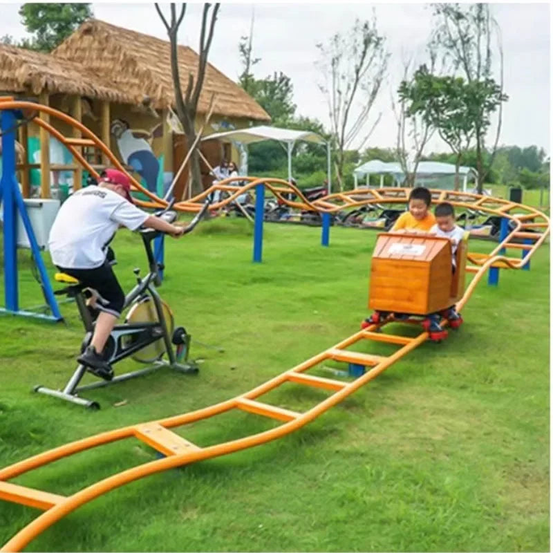 Kids Pedal Roller Coaster Ride – Outdoor Non-Electric Track