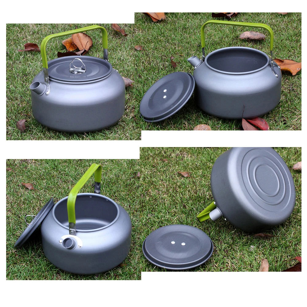 Aluminum Camping Kettle 1.1L – Lightweight Outdoor Teapot