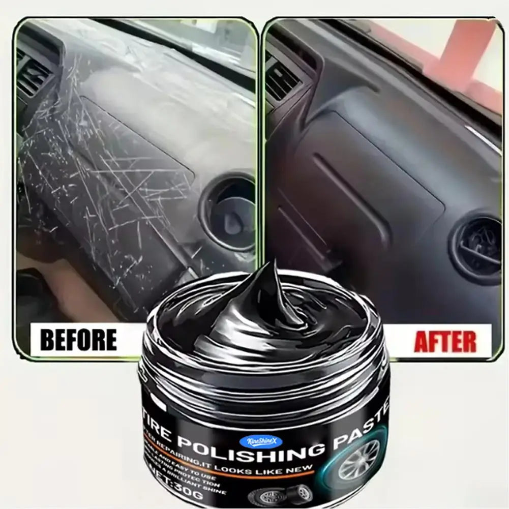 Car Interior Scratch Repair Paste For Black Plastic And Leather