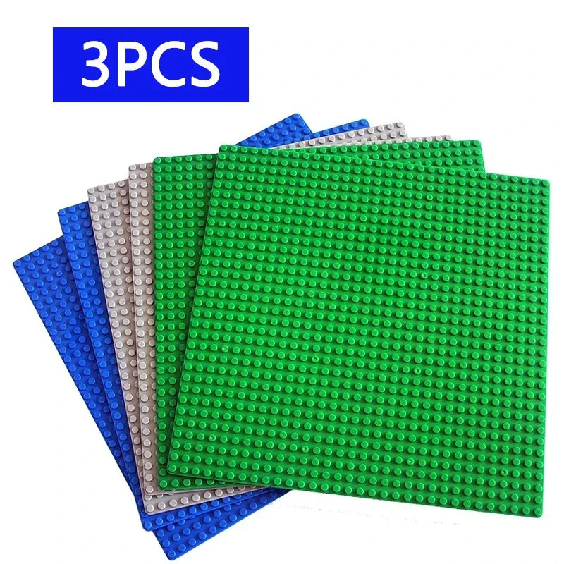 Plastic Base Plate Building Bricks Compatible Blocks Set