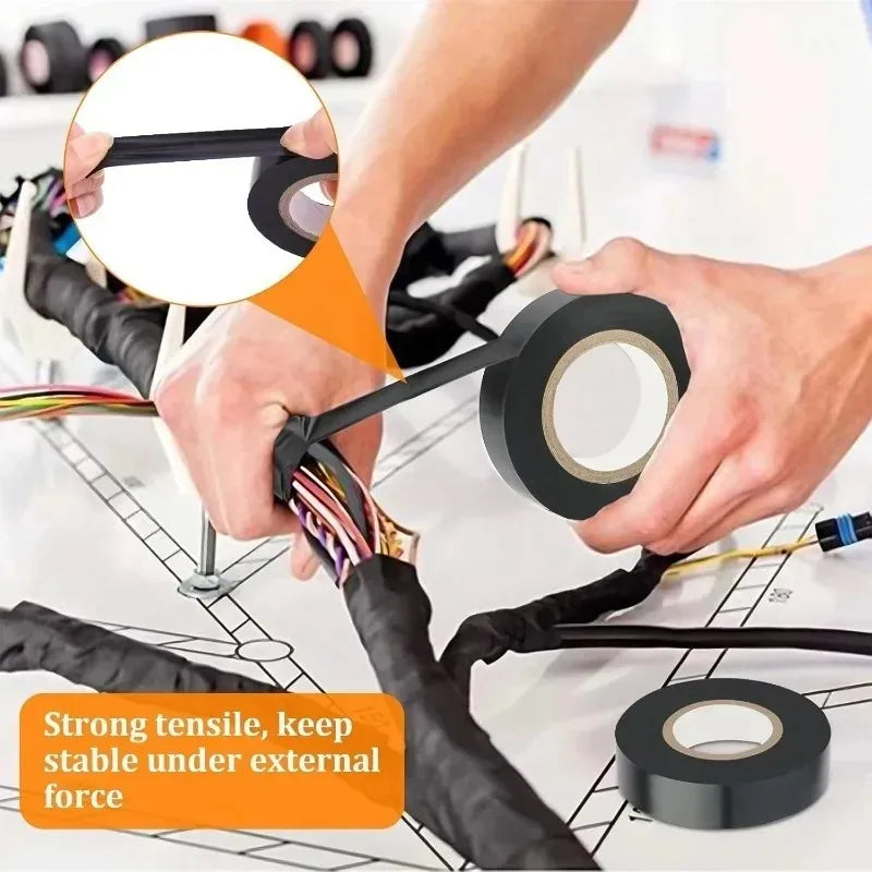 Black PVC Electrical Insulation Tape – Flame Retardant